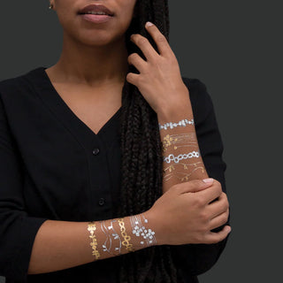 Tattly Brilliant Bracelet Tattoo Set - Taryn x Philip Boutique