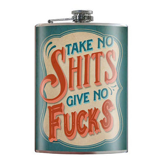 Flask - Take No Shits - Taryn x Philip Boutique
