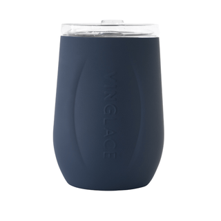 Navy Glass Lined Wine Glass - Taryn x Philip Boutique