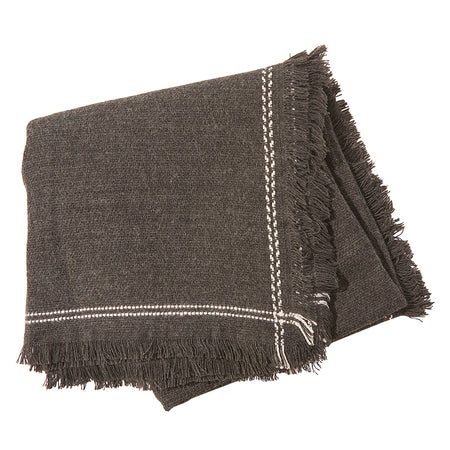 Olive & Pique Lola Blanket Scarf in Charcoal - Taryn x Philip Boutique