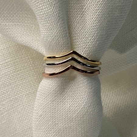 Multi Gold Dipped Ring Set - Taryn x Philip Boutique